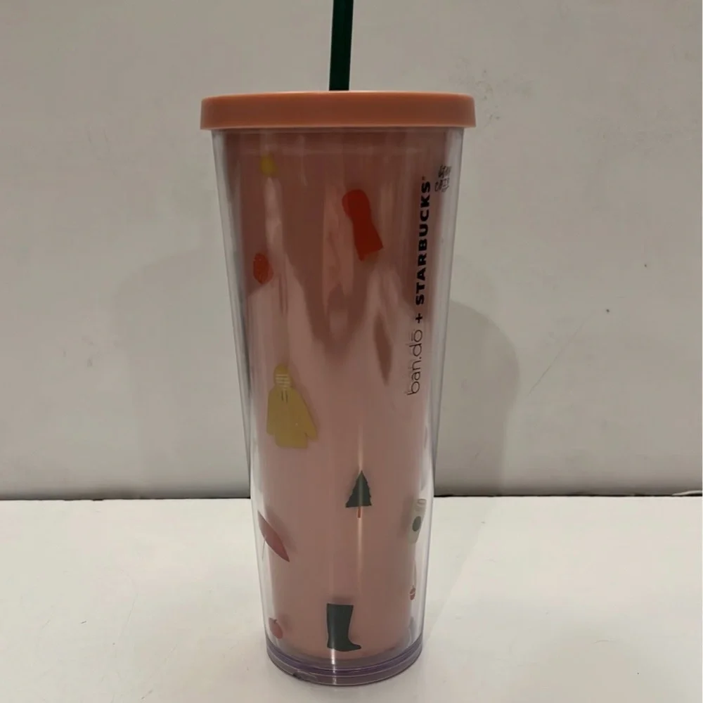 RARE Starbucks Ban.do Stay Cozy Sweater Weather tumbler